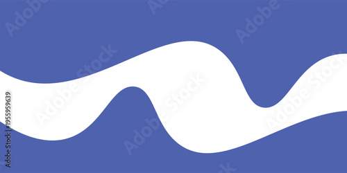 Separator, header, modern wave divider shape vector illustration