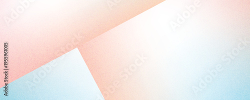 Modern clear blue sky. Pastel rainbow. Light blue, pink and yellow color vector banner. Pastel gradient sky pattern design abstract