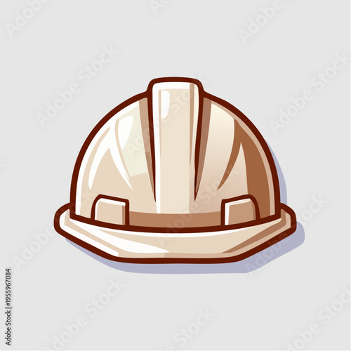 建設用の安全ヘルメットアイコン 工事現場の安全第一