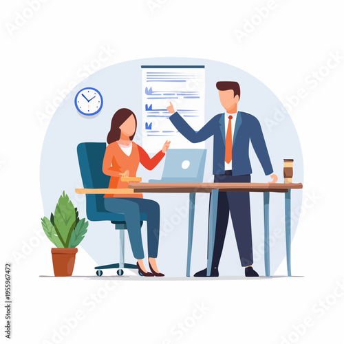 オフィスでの暴言・ハラスメントのアイコン 職場のいじめやパワハラ