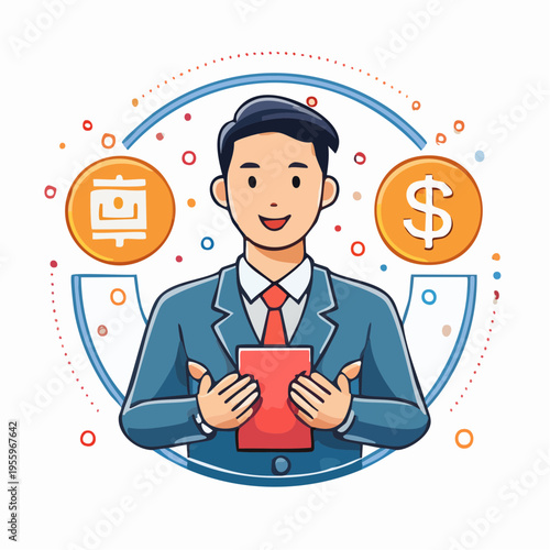 返金を求める男性顧客のアイコン 悪質なクレームや消費者トラブル