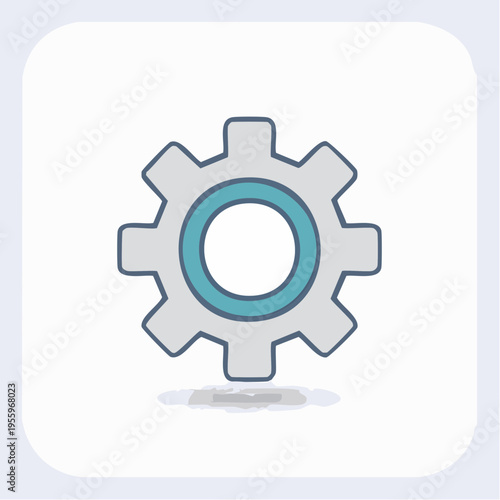 設定用の歯車アイコン システム環境設定やカスタマイズ