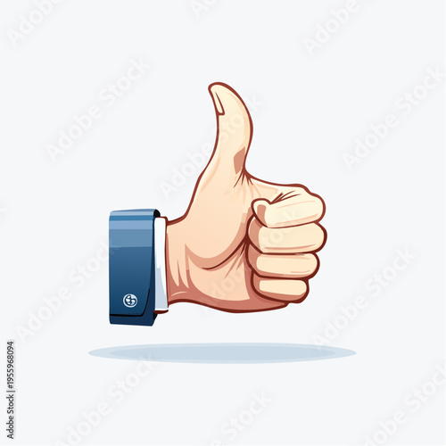 親指を立てるアイコン いいね・承認・高評価のジェスチャー