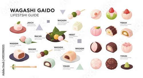 Wagashi guide various traditional japanese sweet treats and desserts