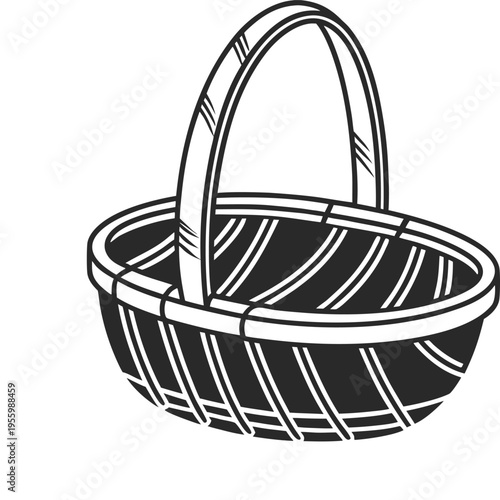 basket with eggs