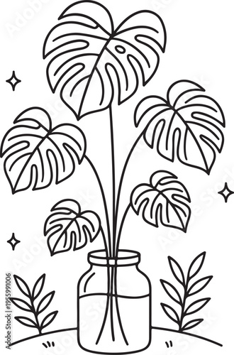 A tropical summer collection of exotic palm tree icons and coconut plant silhouettes featuring vector leaf designs for Hawaiian beach vacation illustrations and nature landscape patterns