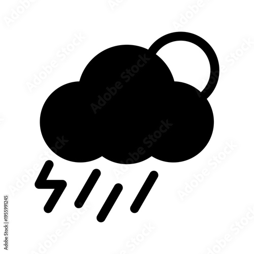 Storm Icon Vector Symbol Design Illustration