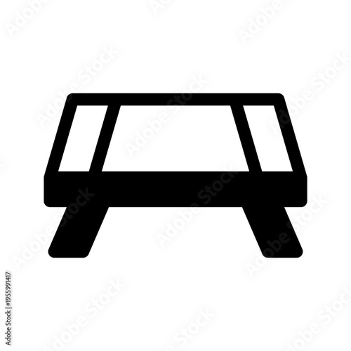Table Icon Vector Symbol Design Illustration