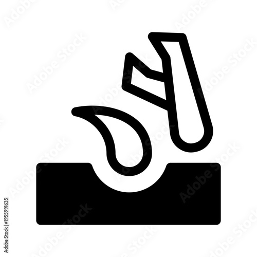 Plucking Icon Vector Symbol Design Illustration