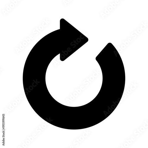 Refresh Icon Vector Symbol Design Illustration