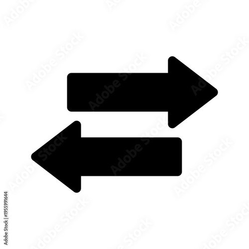 Transfer Icon Vector Symbol Design Illustration