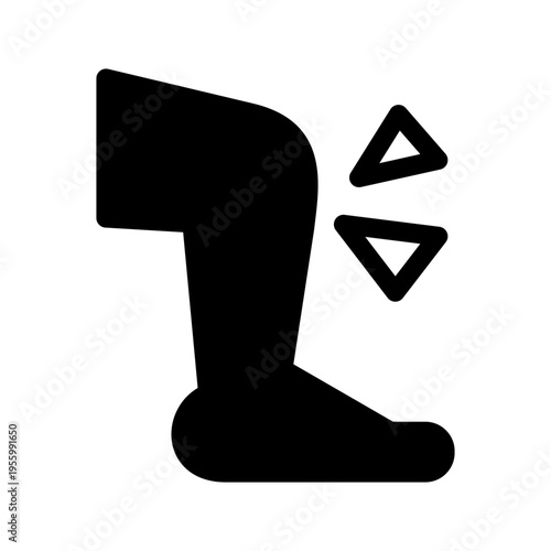 Leg Icon Vector Symbol Design Illustration