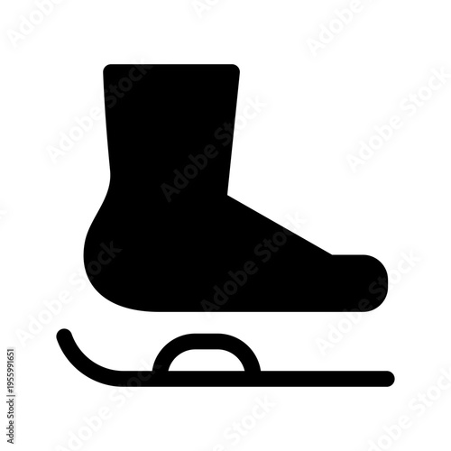Flat Foot Icon Vector Symbol Design Illustration