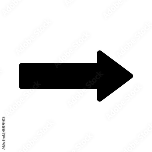Right Arrow Icon Vector Symbol Design Illustration