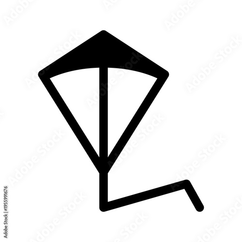 Kite Icon Vector Symbol Design Illustration