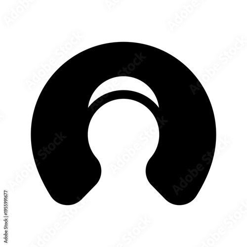 Neck Pillow Icon Vector Symbol Design Illustration