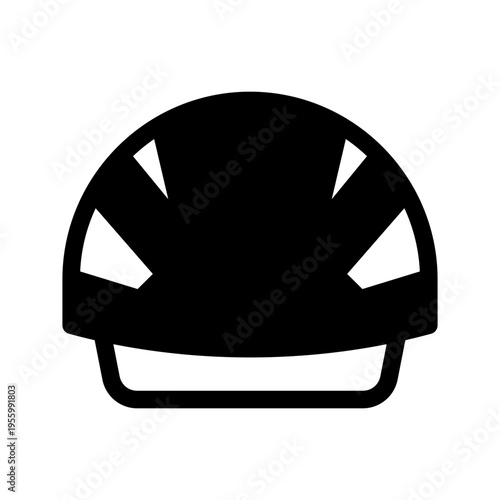 Bike Helmet Icon Vector Symbol Design Illustration