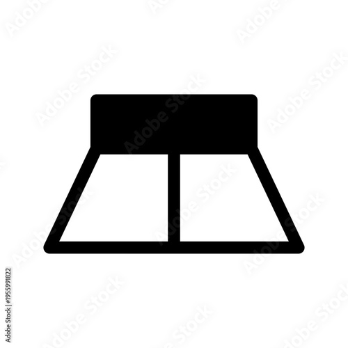 Court Icon Vector Symbol Design Illustration