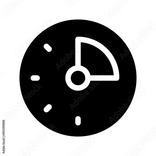 15 Second Icon Vector Symbol Design Illustration