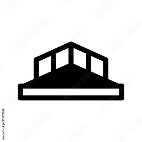 Skatepark Icon Vector Symbol Design Illustration