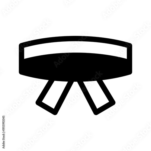 Headband Icon Vector Symbol Design Illustration