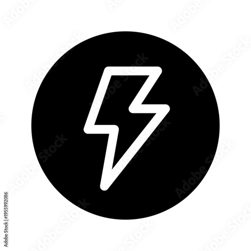 Flashlight Icon Vector Symbol Design Illustration