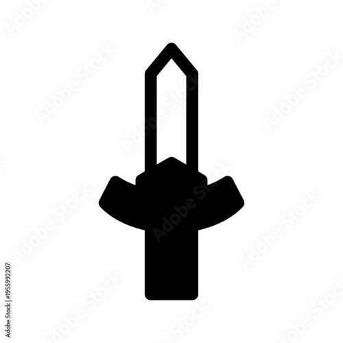 Sword Icon Vector Symbol Design Illustration