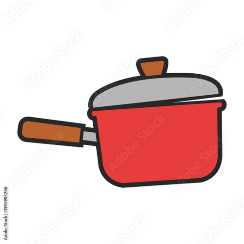 cooking pot vector