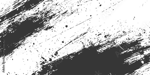 Abstract dark and dynamic streaks of paint create an expressive texture, adding a raw, modern touch to designs.