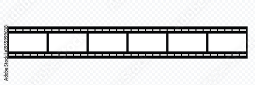 Old retro tape film video movies, Grunge vintage film strip for photo video filming. Minimal film strip icon. Vector illustration of film, cinema, camera, picture, photo, video, movie, strip, icon .