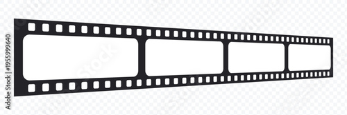 Old retro tape film video movies, Grunge vintage film strip for photo video filming. Minimal film strip icon. Vector illustration of film, cinema, camera, picture, photo, video, movie, strip, icon .