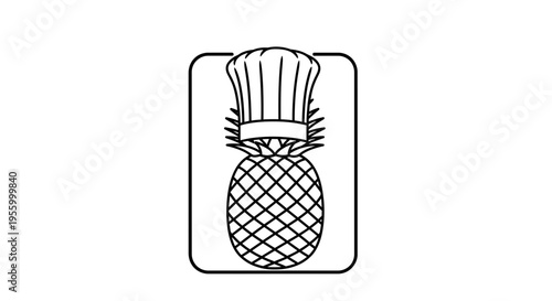 Pineapple Chef Hat Icon