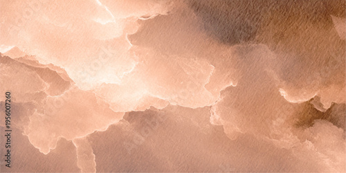 Abstract atmospheric, watercolor-inspired image, blending ethereal washes of colors. Capturing the beauty of the celestial.