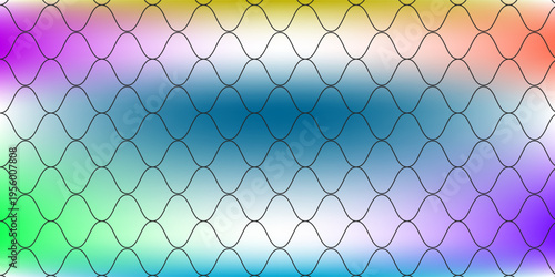 Geometric pattern of black triangles on a white background.Seamless in one direction.Option with an average fade out.The scale transformation method.