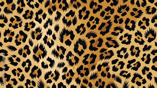 Captivating animal wildlife skin pattern, showcasing the intricate fur and natural camouflage, creating a stunning background texture