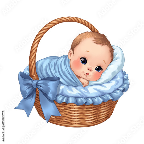 baby in basket