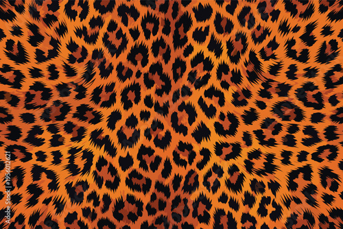 Dynamic wild animal wildlife skin pattern with authentic fur texture, creating a natural camouflage background. This seamless design embodies the raw beauty of the wilderness