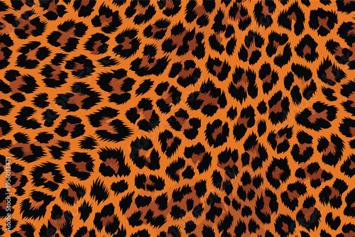 Captivating animal wildlife skin pattern showcasing exotic fur for natural camouflage. A seamless and intricate background texture with wild predator spots