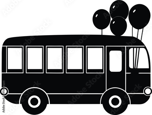 vector illustration of a bus