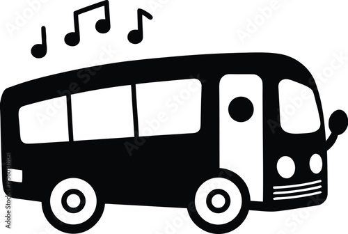 vector illustration of a bus