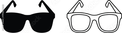 Glasses sunglasses illustration Vector