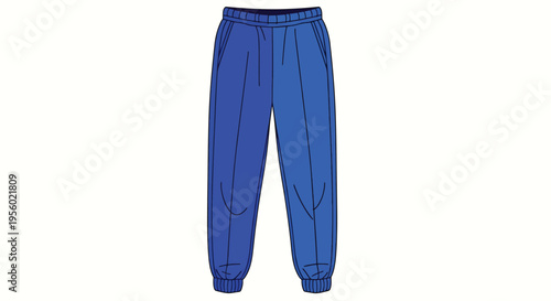Blue sweatpants