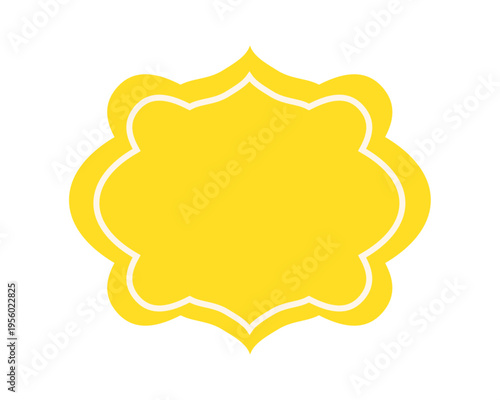 Retro frame for graphic design elements. vector illustration