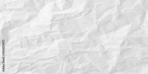 A sheet of white paper that is slightly crumpled or wrinkled, with shading indicating texture and creases.