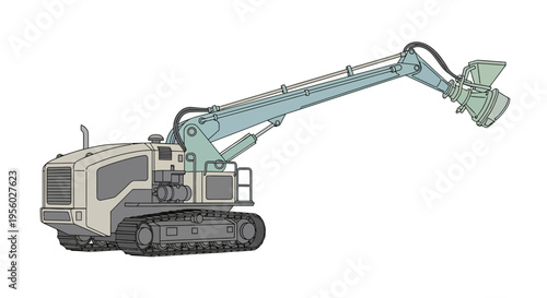 Large Industrial Excavator Machine Equipment.