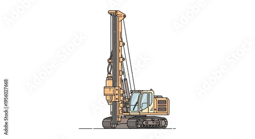 Large Construction Crane Machine Equipment.