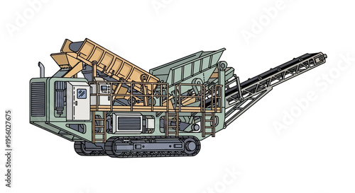 Large Industrial Heavy Machinery Equipment Machine.