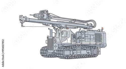 Large Industrial Heavy Duty Crane Machine.