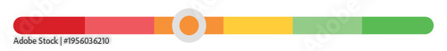 Rating slider with feedback, survey, review, satisfaction, scale, and score system showing evaluation levels. Progress bar, indicator, and meter with user response control for ranking. vector icon