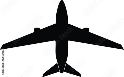 Airplane aircraft travel flight journey transportation vector icon